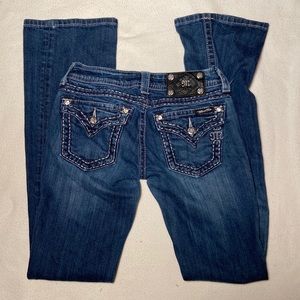 Miss Me Boot Cut Jeans - Size 26, Color DK 148